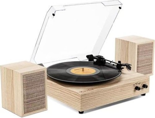 Transparent record player